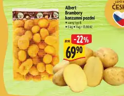 Albert Albert brambory konzumní pozdní nabídka