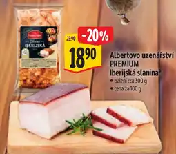 Albert Albertovo uzenárství Iberijská slanina nabídka