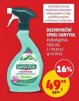 Penny Market Sanytol dezinfekční sprej eukalyptus nabídka