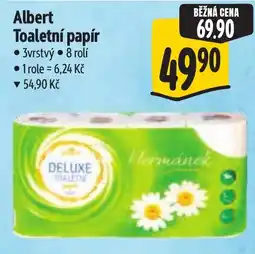 Albert Albert toaletní papír nabídka