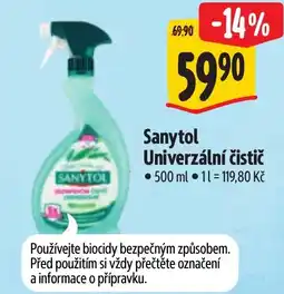 Albert Sanytol univerzální čistič nabídka