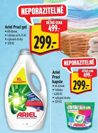 Ariel prací gel