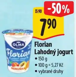 Albert Olma Florian Lahodný jogurt nabídka