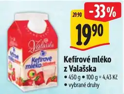 Albert Valašská kefírové mléko nabídka