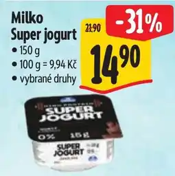 Albert Milko super jogurt nabídka