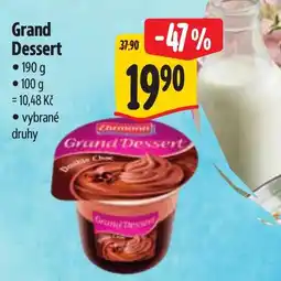Albert Chromann grand dessert nabídka