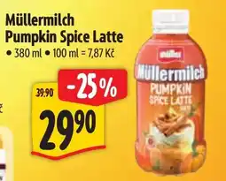 Albert Müller milch pumpkin spice latte nabídka