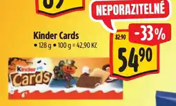 Albert Kinder Cards nabídka