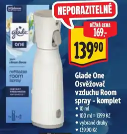 Albert Glade One Osvěžovač vzduchu Room spray - komplet nabídka