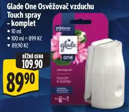 Albert Glade One Osvěžovač vzduchu Touch spray nabídka
