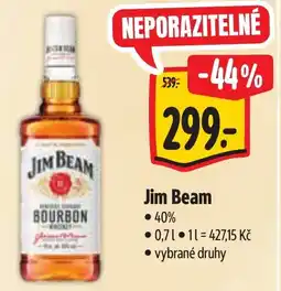 Albert Jim Beam Bourbon nabídka