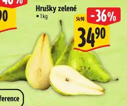 Albert Hrušky zelené nabídka