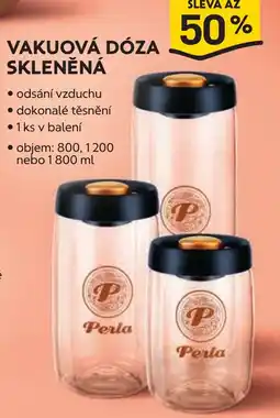 Albert Perla vakuová dóza skleněná nabídka