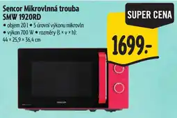 Albert Sencor mikrovlnná trouba smw 1920rd nabídka