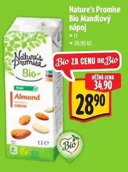 Albert Nature's Promise Bio Mandlový nápoj nabídka