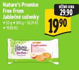 Albert Nature's Promise jablečné sušenky nabídka
