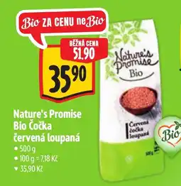 Albert Nature's Promise Bio Čočka červená loupaná nabídka