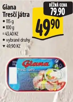 Albert Giana Tresčí játra nabídka