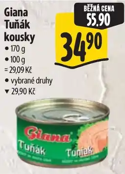 Albert Giana Tuňák kousky nabídka