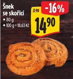 Albert Šnek se skořicí nabídka