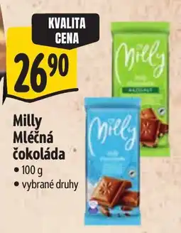Albert Milly Mléčná čokoláda nabídka