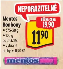 Albert Mentos bonbony nabídka