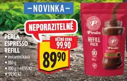 Albert Perla espresso refill nabídka