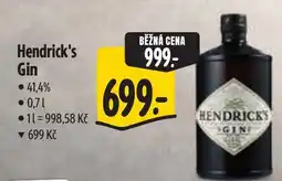 Albert Hendrick's Gin nabídka