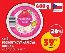 Penny Market Karlová Koruna pochoutkový salát nabídka