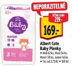 Albert Albert Cute Baby Plenky nabídka