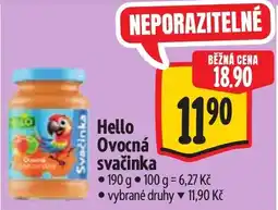 Albert Hello Ovocná svačinka nabídka