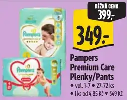Albert Pampers Premium Care Plenky/Pants nabídka