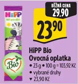 Albert HiPP Bio Ovocná oplatka nabídka