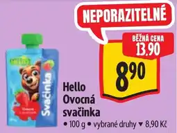 Albert Hello Ovocná svačinka nabídka