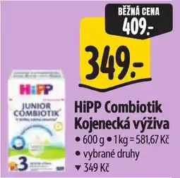 Albert HiPP Combiotik Kojenecká výživa nabídka