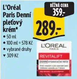 Albert L'Oréal Paris Denní pleťový krém nabídka