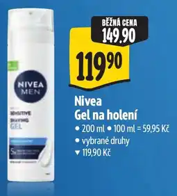 Albert Nivea Gel na holení nabídka