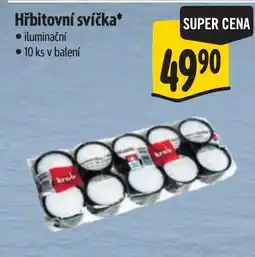 Albert Kral hřbitovní svíčka nabídka