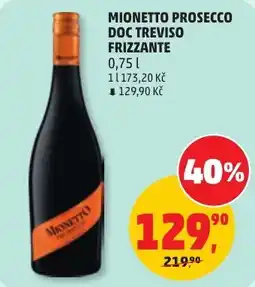 Penny Market Mionetto prosecco doc treviso frizzante nabídka