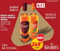Penny Market Grants whisky summer orange nabídka