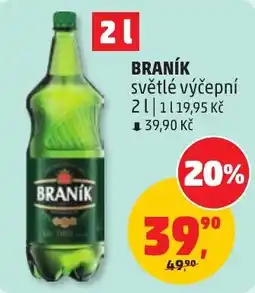 Penny Market Braník světlé výčepní nabídka