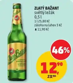 Penny Market Zlatý Bažant světlý ležák nabídka