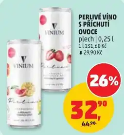 Penny Market Vinium perlivé víno s příchutí ovoce nabídka