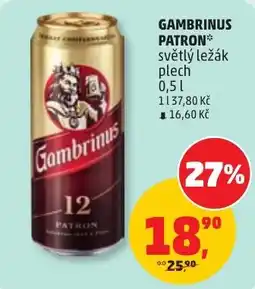 Penny Market Gambrinus Patron nabídka