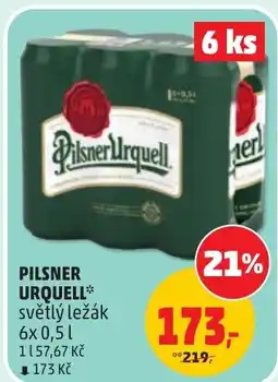 Penny Market Pilsner Urquell světlý ležák nabídka