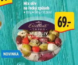 Albert allbert excellent tapas mix oliv na řecký způsob nabídka