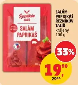 Penny Market Reznikův salám paprikáš nabídka