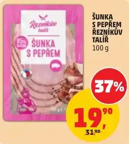 Penny Market Rezníkův talíř šunka s pepřem nabídka