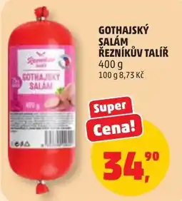 Penny Market Reznička Gothajský salám nabídka