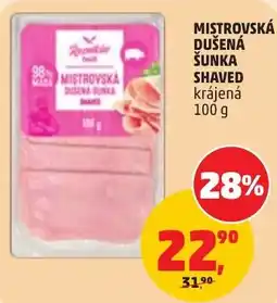 Penny Market Rocmar Mistrovská dušená šunka nabídka